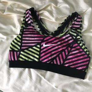Multi color Nike sports bra